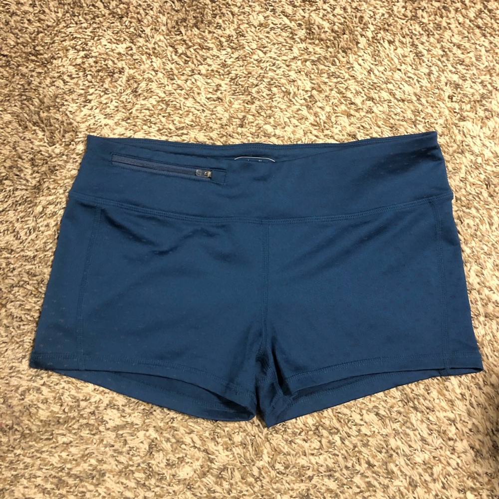 Oiselle Firecracker Shorts Blue Reflective